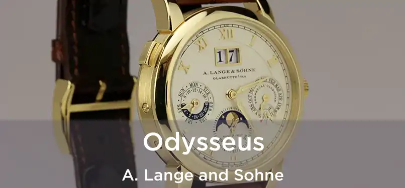  Odysseus A. Lange and Sohne